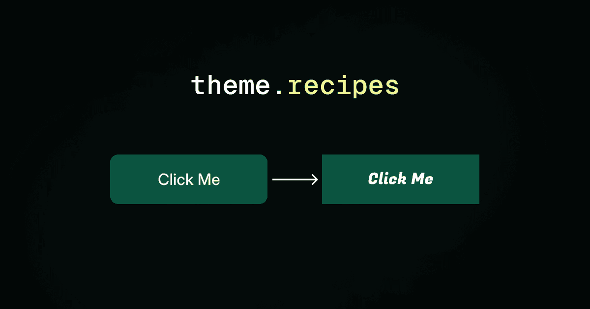 Customizing Recipes